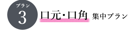 口元・口角 集中プラン